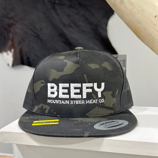 "Beefy" Mountain Steer Meat Co. Hat - Camo