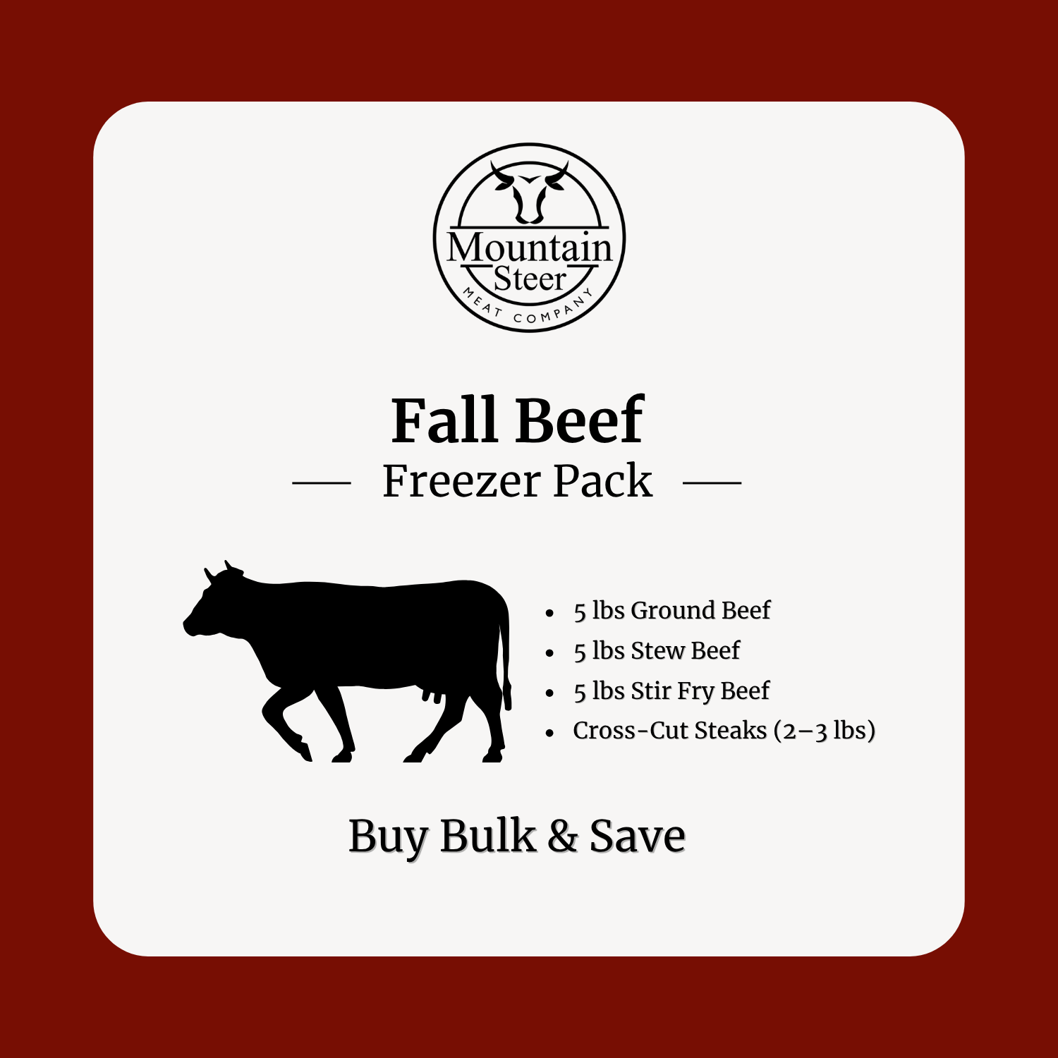 Fall Beef Freezer Pack