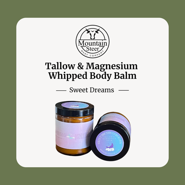 Tallow & Magnesium  Whipped Body Balm
