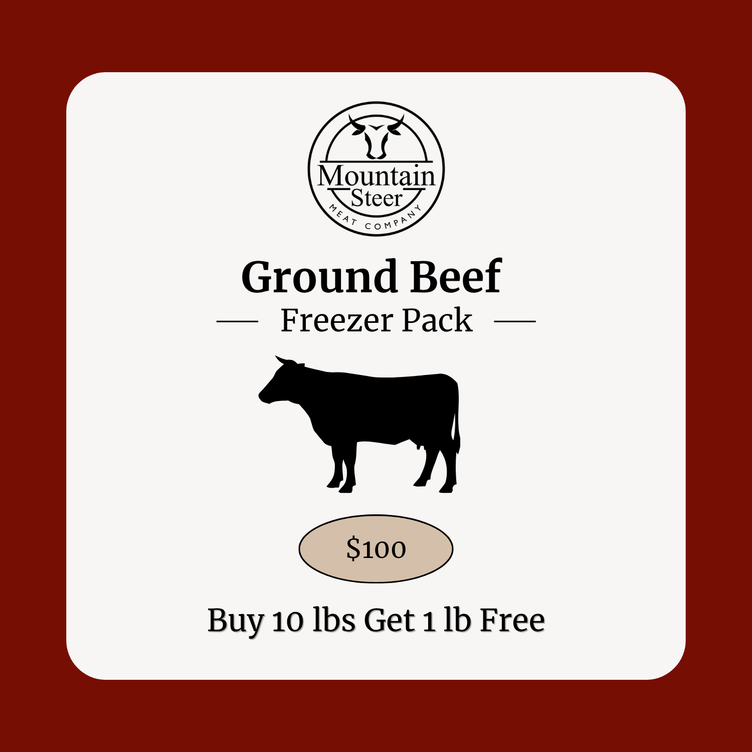 Ground Beef Freezer Pack