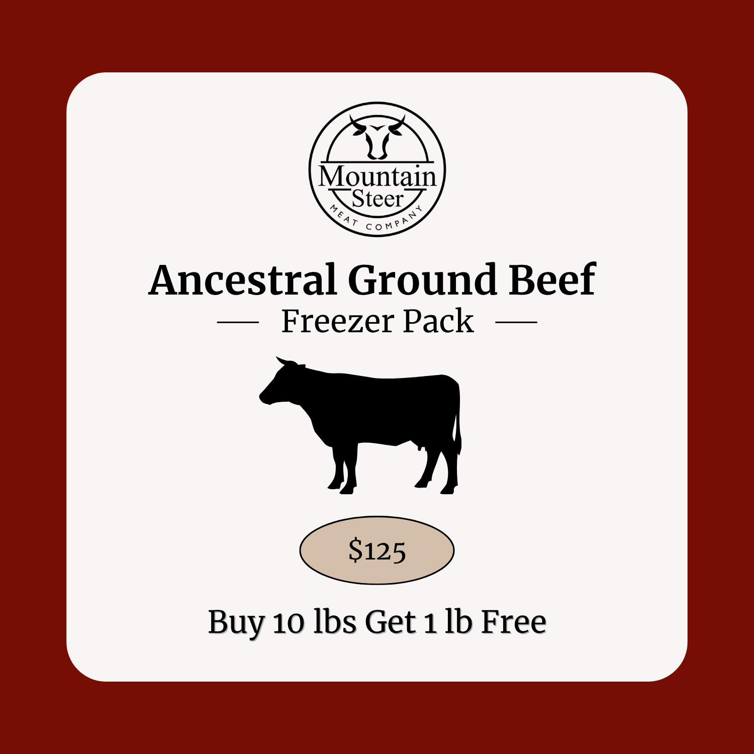 Ancestral Ground Beef Freezer Pack