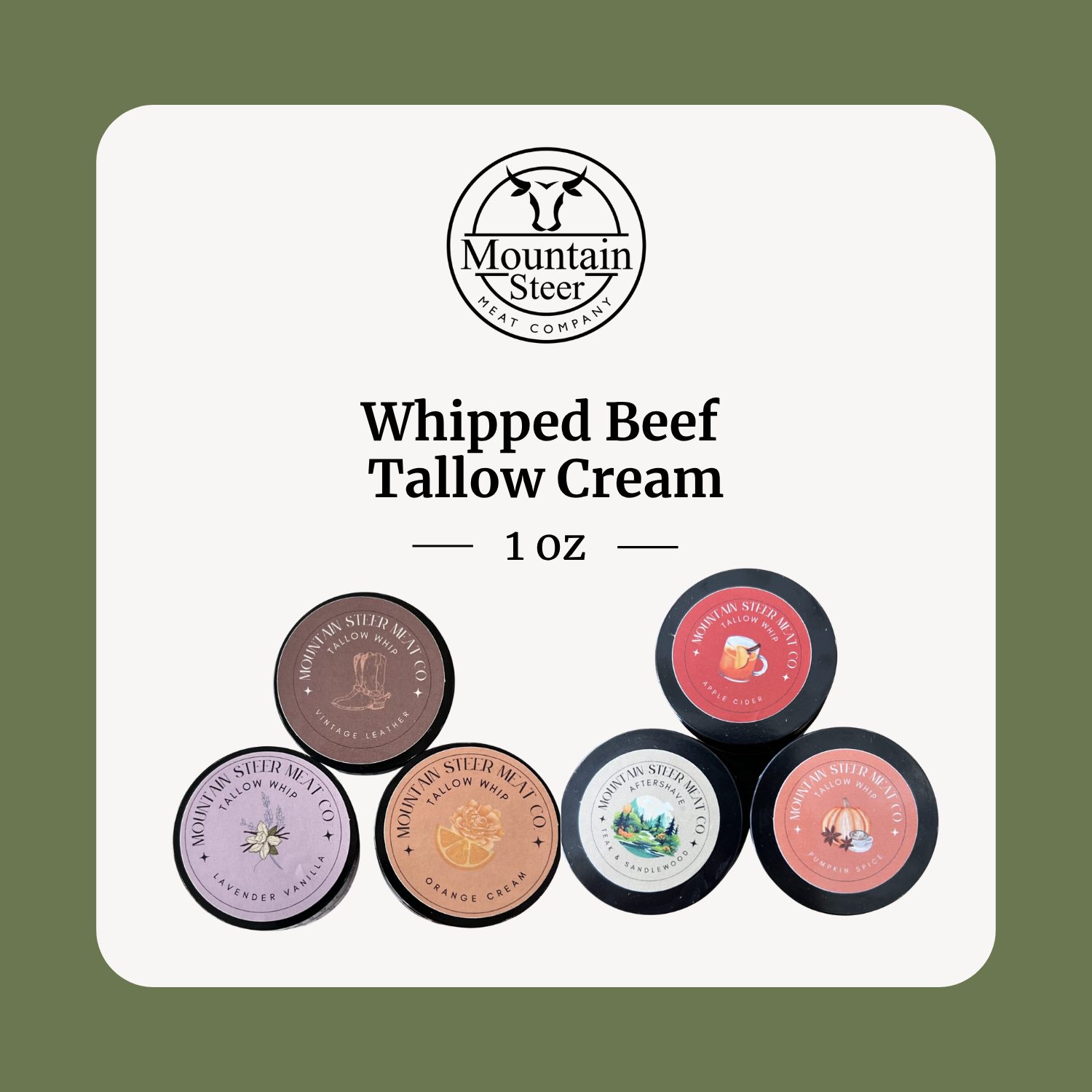 Whipped Beef Tallow Cream 1 oz.