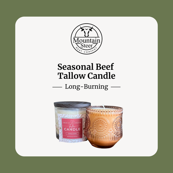 Seasonal Beef Tallow Candle